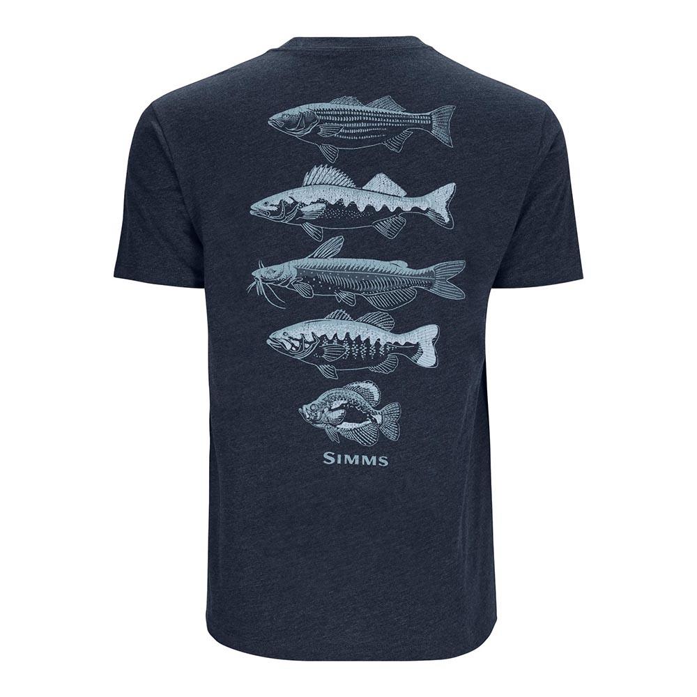 Simms Species TShirt Men's in Navy Heather